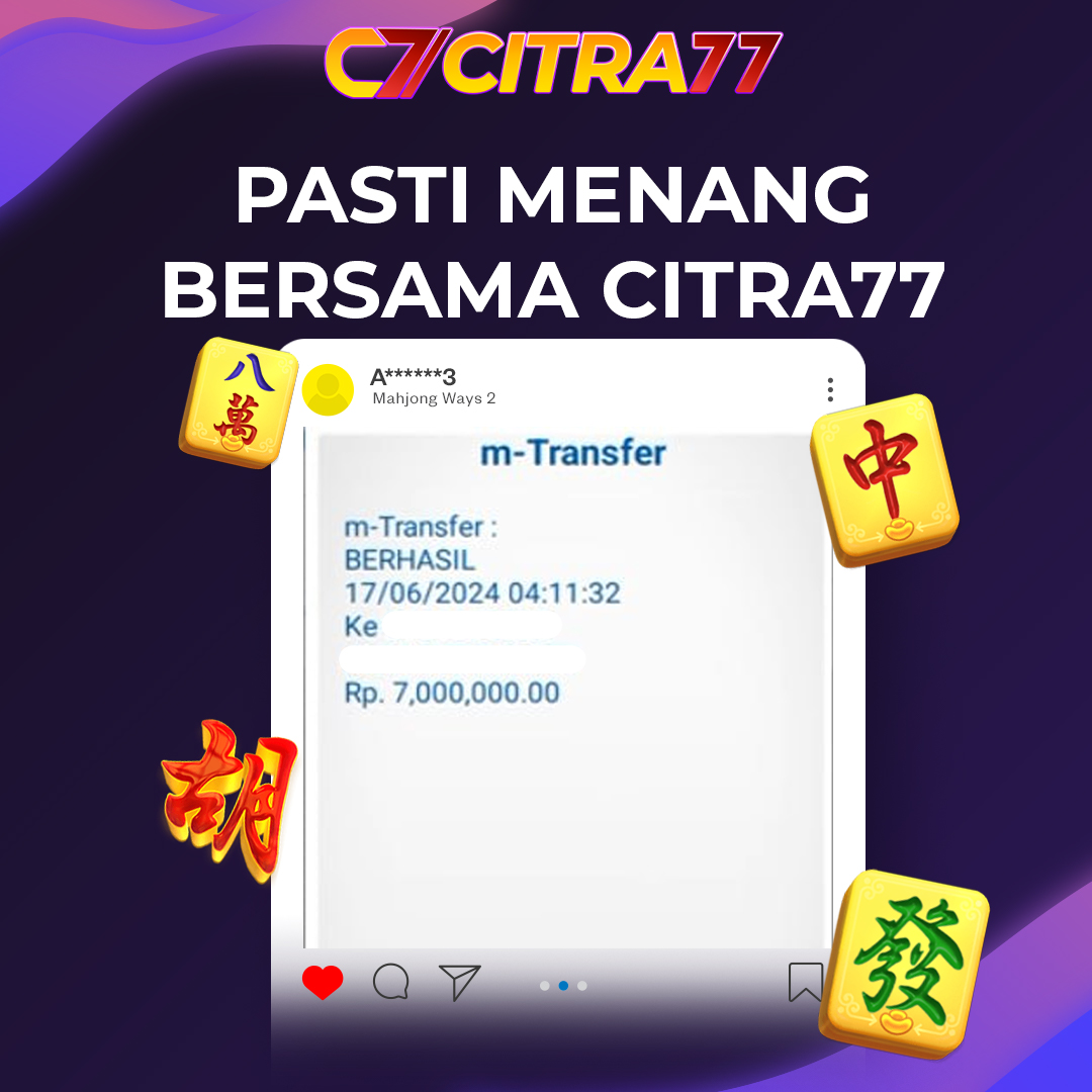 CITRA77 JACKPOT PG SOFT WIN Rp. 7.000.000,- LUNAS